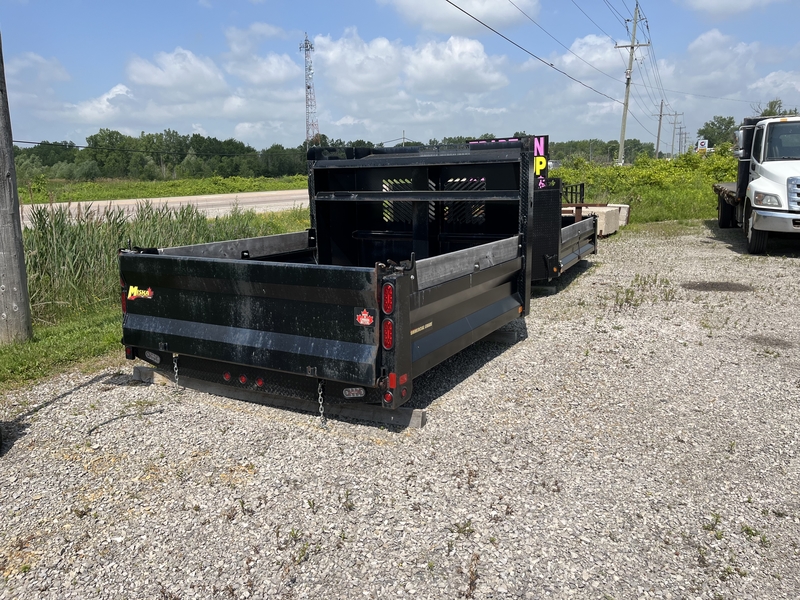 Cargo, Utility Trailers  Miska 9'6" Landscape Contractor Dump Body Photo